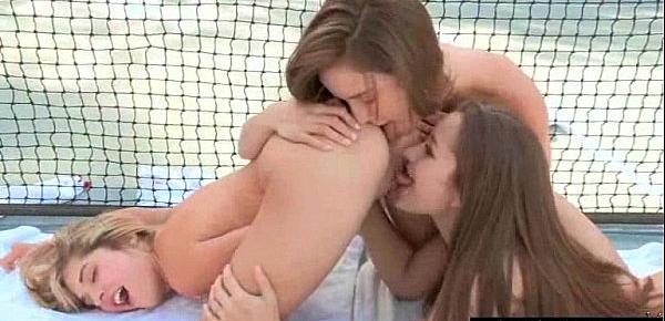  Licks All Around Their Bodies Between Lez Teen Girls (Dani Daniels & Malena Morgan & Lia Lor